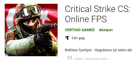 Critical Strike CS : Counter Terrorist Online FPS APK indir