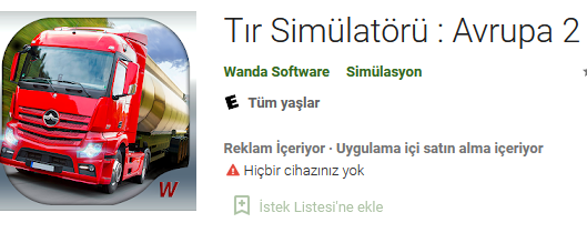 Tır Simülatörü Avrupa 2 APK indir